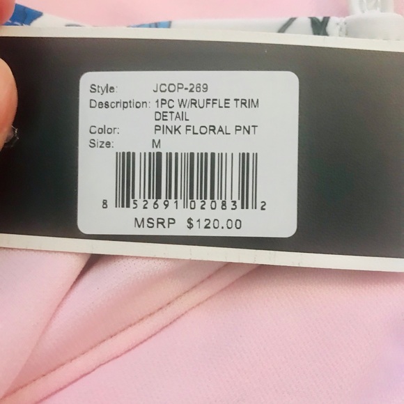 NWT JUICY COUTURE BLACK LABEL ONE PIECE SIZE M - Picture 7 of 8